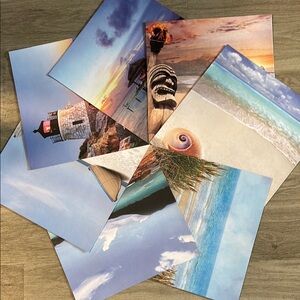 Coastal Landscape Scrapbook Paper